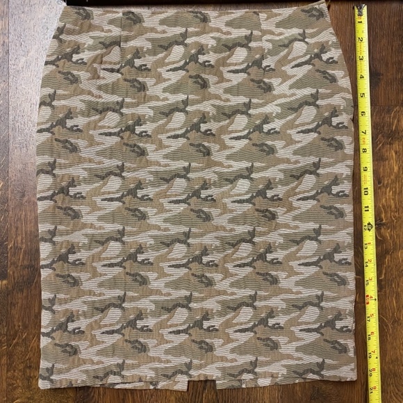 Nano Universe Camo Pencil Skirt - Size S - Picture 6 of 10